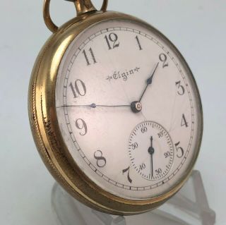 Elgin Antique Pocket Watch - Gr 291 Mo 7 16s 7j c.  1905 - 14K GF Star Case 2