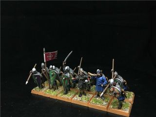 1/56 28mm Ancient WAB DPS Painted Norman Spearman GH1479 2