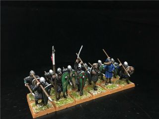 1/56 28mm Ancient WAB DPS Painted Norman Spearman GH1479 3