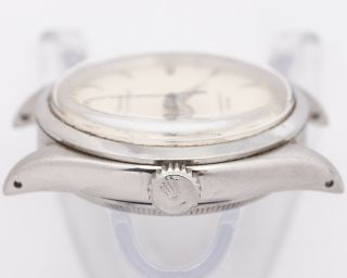 1950 ' s Steel Rolex Oyster Perpetual Ref.  6284 Bubble Back for Restoration 5
