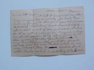 Wwi Letter France Cannons Heard Still Of Night French Men Trenches American Ww1