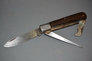 Vtg Rare Ww2 Wwii 1945 Dated German Sapper Pioneer Trench Folding Pocket Knife