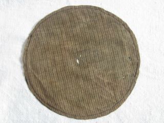 Antique Chinese Round Silk Embroidery Forbidden stitch Pheonix 9 3/4 