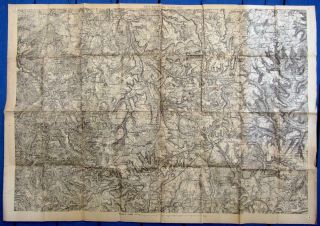 1918 World War I – (3) France Maps – Nogent - En - Bassigny & Environs De Langres