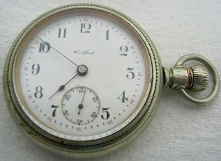 Antique 18s Rockford Grade 835 17 Jewel Pocket Watch Parts Repair