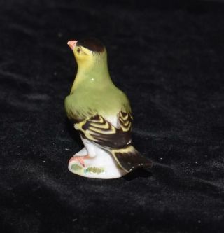 Meissen Miniature Porcelain Bird Figurine - Finch - Model 2997 - 2 1/8 