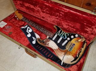 Fender Srv Stevie Ray Vaughan 1 Tribute Relic Stratocaster Vintage Usa Strat