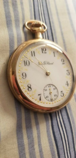 Vintage South Bend 15 Jewel Illinois Watch Company Pocket Watch 3
