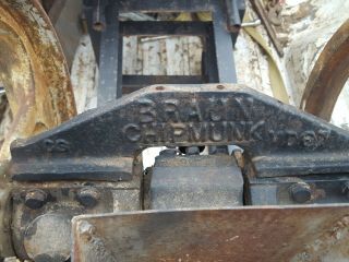 Small Antique Braun Rock Crusher Hit Miss Engine Use 16 Inch Flywheels