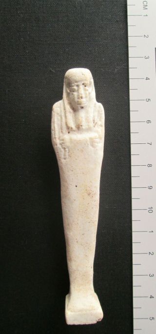 Authentic Late Period Ancient Egyptian Ushabti - Faience - W/ Ownership History