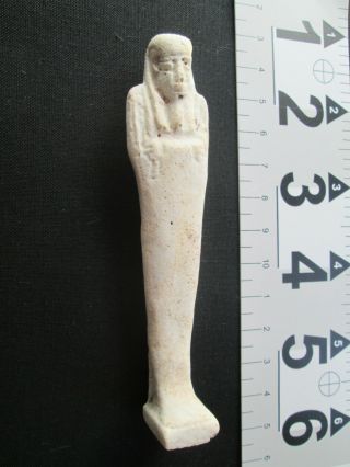 Authentic Late Period Ancient Egyptian USHABTI - Faience - w/ Ownership History 3