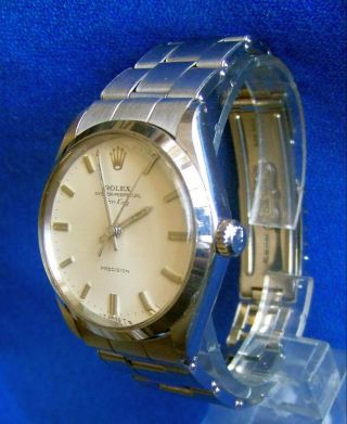 Vintage Rolex Oyster Pepetual Air King Precision Stainless Steel Automatic Wrist