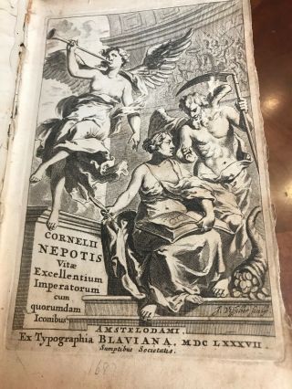 Cornelii Nepotis,  Vitae Excellentium Imperatorum,  Amsterdam,  1687