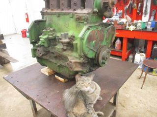 John Deere 3020 Gas Running Long Block Engine We Ship Antique Tractor 5