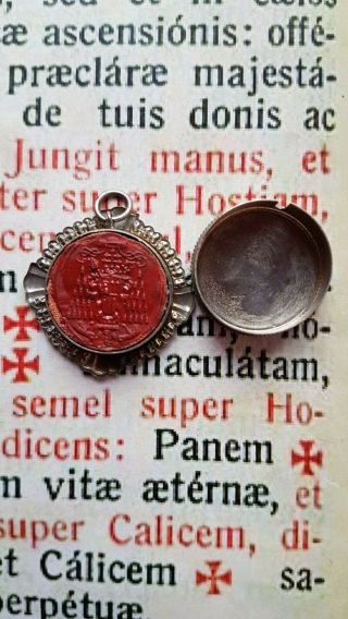 RARE ANCIENT RELIC : S.  B.  J.  Cottolengo - Relic with Wax Seal Intact 3