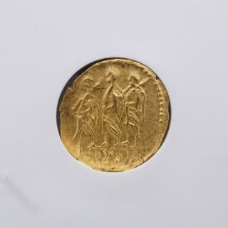 Ancient Gold Coin Brutus Av Stater 44 - 42 Bc Roman Bu Ngc Ms M806b
