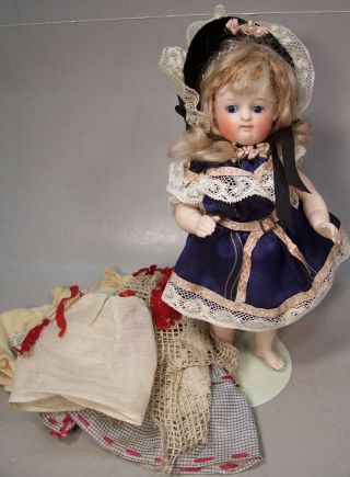 Gorgeous 7 Inch Kestner Antique All Bisque German Doll " Barefoot "