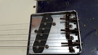 Vintage 1968 Fender Telecaster Metallic Blue Guitar w/ Case 5