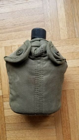 Wwi Us Military Canteen,  Cup,  Cover 1917 - Insulated Rare