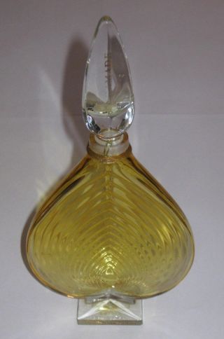 Vintage Guerlain Chamade Perfume Store Display Bottle & Glass Stopper 4 Oz 8 1/2