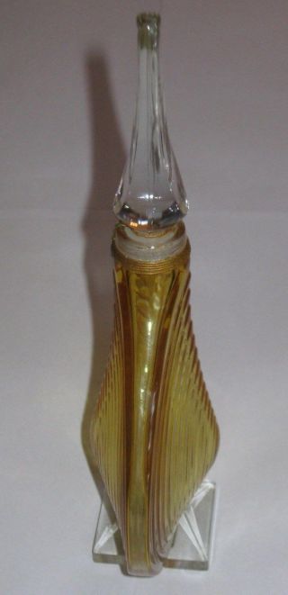 Vintage Guerlain Chamade Perfume Store Display Bottle & Glass Stopper 4 OZ 8 1/2 6