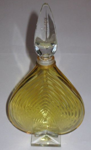 Vintage Guerlain Chamade Perfume Store Display Bottle & Glass Stopper 4 OZ 8 1/2 7