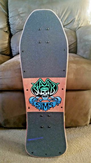 1987 Vintage Sims Kevin Staab Pirate Skateboard 3
