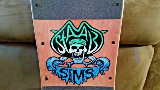 1987 Vintage Sims Kevin Staab Pirate Skateboard 6