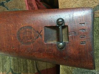 Carcano Model 1891/38 Infantry M38 Rifle Stock M 1938 Cal.  7.  35 iTALIAN 3