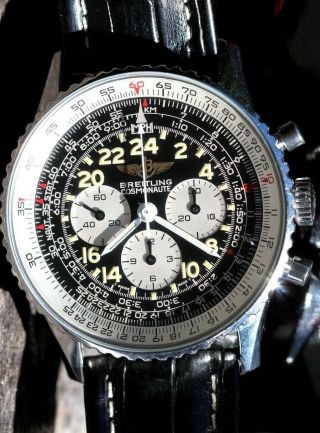 Vintage Breitling Navitimer Cosmonaute 81600/a12019 All And Complete