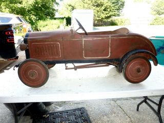 Vintage Antique Sidway Topliff Reo Pedal Car - Barn Find Wow