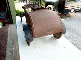 Vintage antique Sidway Topliff Reo pedal car - Barn find wow 6