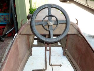 Vintage antique Sidway Topliff Reo pedal car - Barn find wow 7