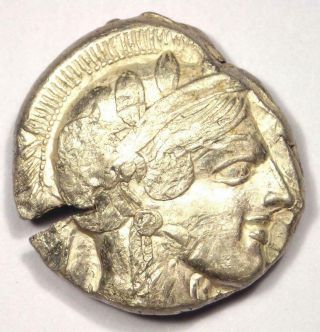 Ancient Athens Greece Athena Owl Tetradrachm Coin (454 - 404 Bc) - Xf (test Cut)