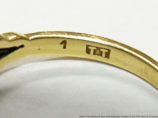 Ultra Fine Diamond Baguette Gem Quality Natural Emerald Ring 18k Gold Art Deco 6