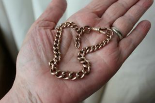 Antique 9ct Gold Albert Chain / Bracelet.  24.  48 Grams.
