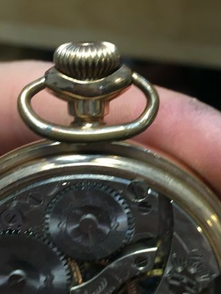 Antique Vintage Waltham Gold Filled Watch 15 Jewel 10217630 Hands Not Moving 3