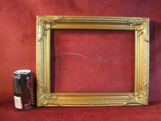 Picture Frame 11x14 Antique Gold Finish Early 1900`s Cond.