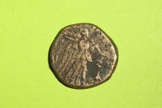 Amastris Paphlagonia 85 Bc Ancient Greek Coin Gorgon Nike Mythology Medusa G Old