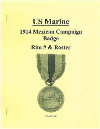 Marine Corps Banana Wars 1914 Mexican Campaign Medal 