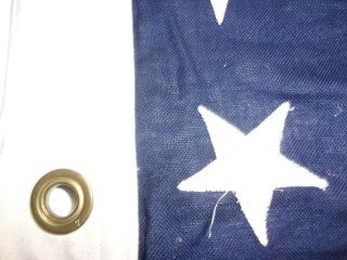 WW2 48 Star American U.  S Flag 3.  3 X 6.  5 Feet Cotton Sewn Stars & Stripes 3