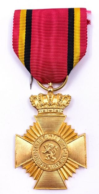 Belgium Military Decoration For Exceptional Service Or Acts Of Courage