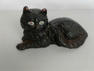 Vintagel Cat Wrought Iron Sz 10 W 24.  L Door Stopper / Light