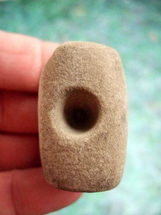 Fine Kentucky Fort Ancient Stone Pipe With Arrowheads Artifacts