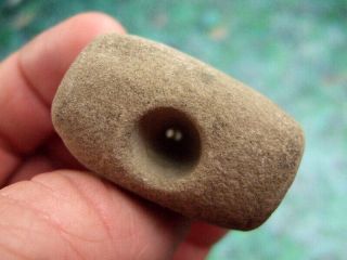 Fine Kentucky Fort Ancient Stone Pipe with Arrowheads Artifacts 4