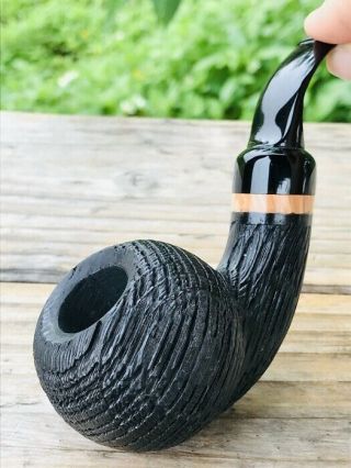 HS Studio pipe,  ancient oak wood Morta wood - - - - unsmoked 6