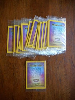 20 Pokemon Hologram Ancient Mew Rare Promotional Cards - &