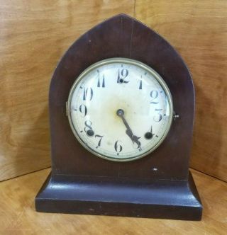 Sessions Vintage Antique Wooden Case Mantle Shelf Clock