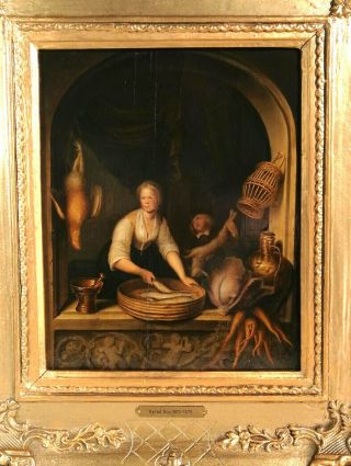 17th/18th cent.  antique old master painting,  Dutch 2