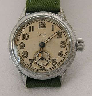 Classic Wwii Elgin 15j Cal 554 Military Men 